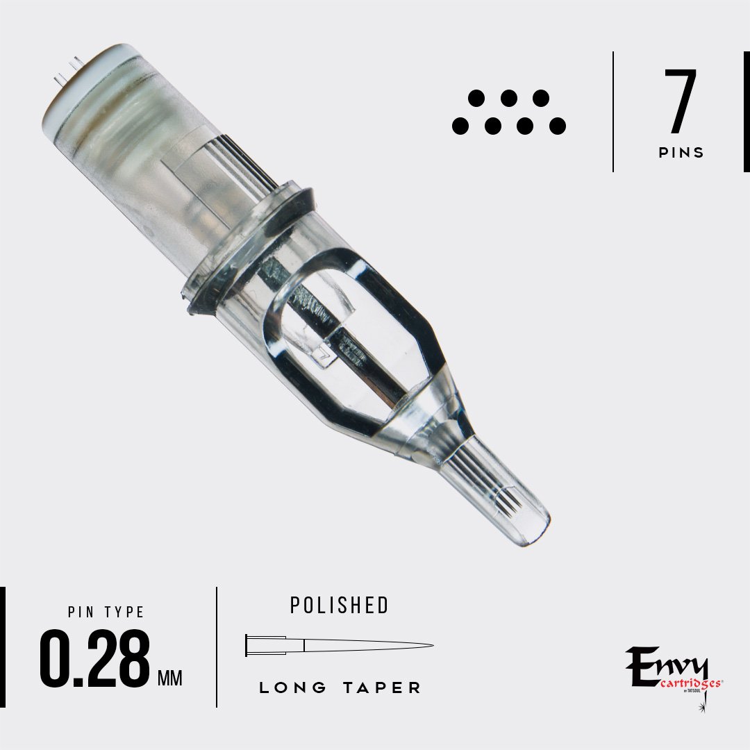 Envy Bugpin Cartridges Curved Magnum