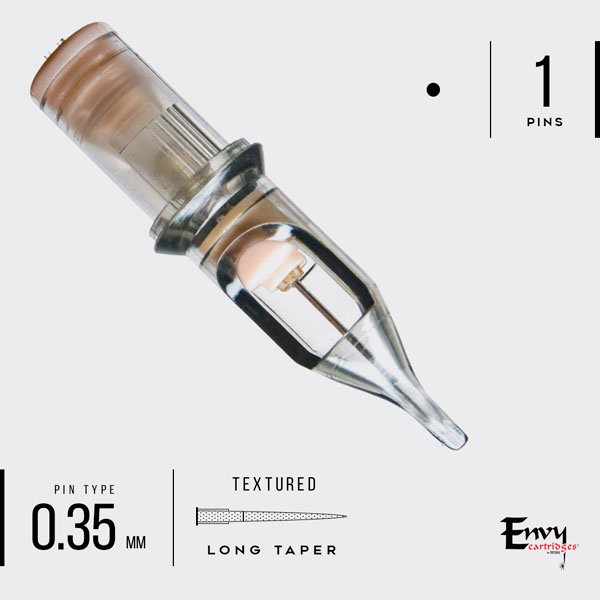 Envy Textured Cartridges 1 Round Liner -  FINAL SALE