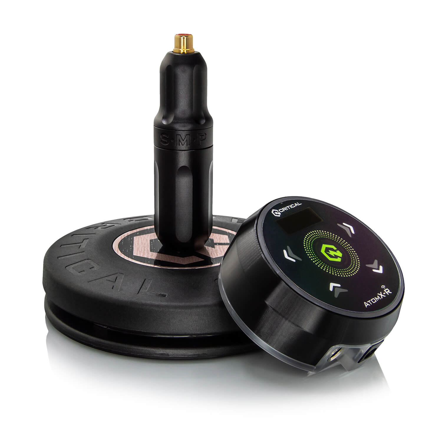 Bishop SMP Tattoo Pen Machine ATOMX-R Bundle & Foot Switch