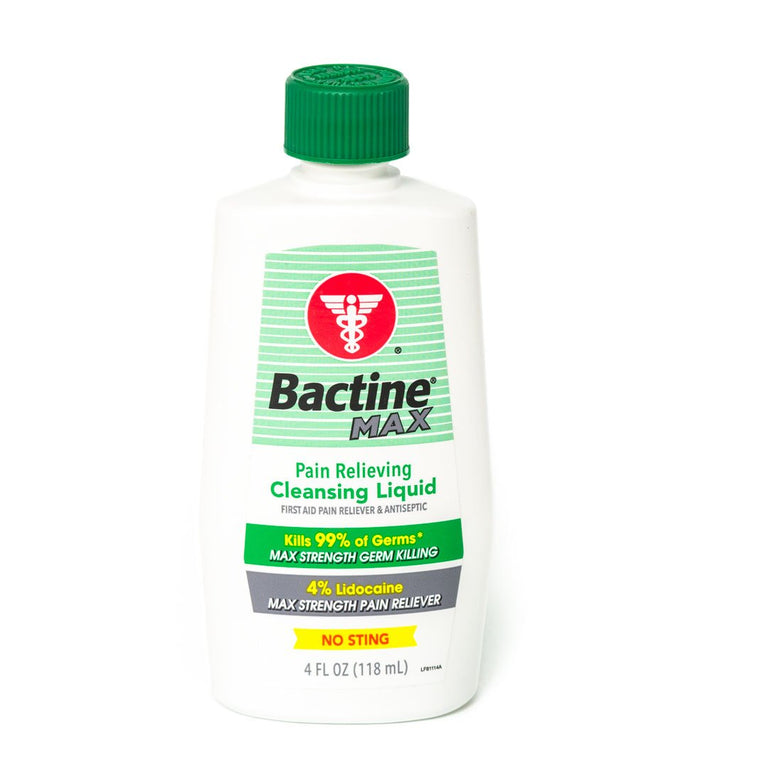 Bactine Max Solution- 4oz Tattoo Numbing and Aftercare