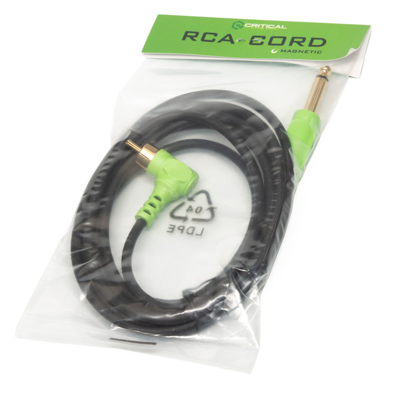 Critical Magnetic Tangle-Resistant 90 Degree RCA Cord - 6'