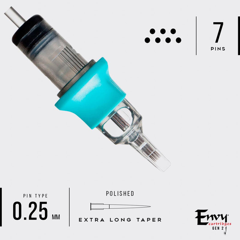 Envy Gen 2 - Extra Long Taper Magnum Tattoo Cartridges