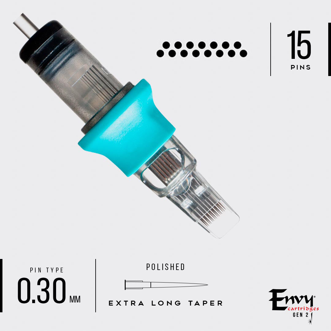 Envy Gen 2 Extra Long Taper Cartridges Magnum - FINAL SALE