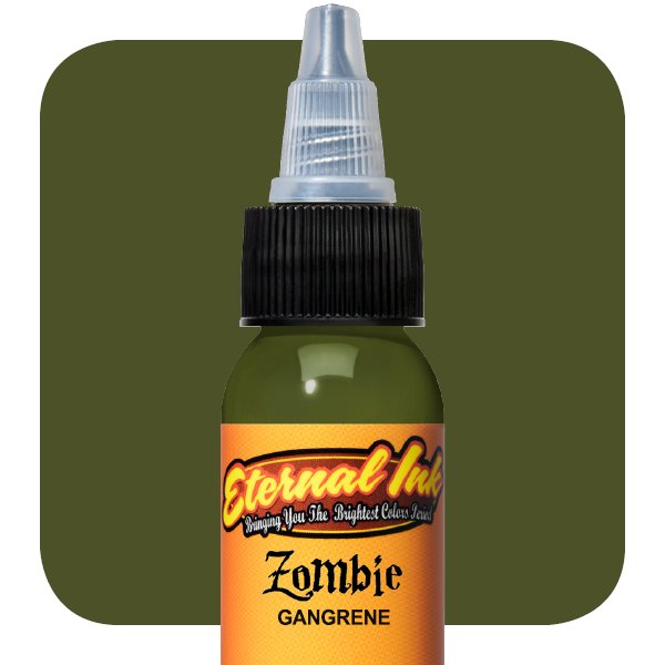 Gangrene Tattoo Ink from the Eternal Ink Zombie Colors Set 