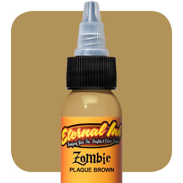 Zombie Colors Set Plague Brown Tattoo Ink by Dan Henk 