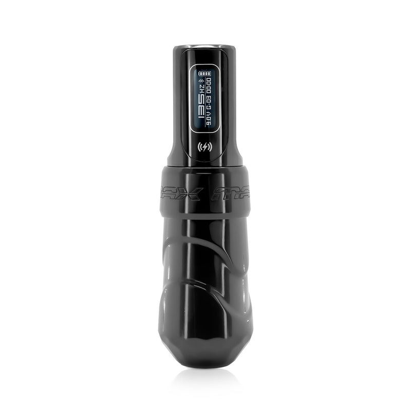 The FK Irons Flux Max Wireless Tattoo Machine with PowerBolt 2.0 sold at TATSoul