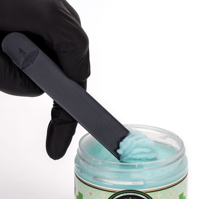 Jet Black x Inkeeze Bamboo Sterile Tongue Depressors - Black/100ct