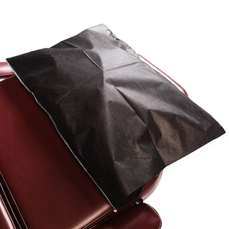 Jet Black - Black Disposable Pillow Cases - 20" x 29" (100/box)