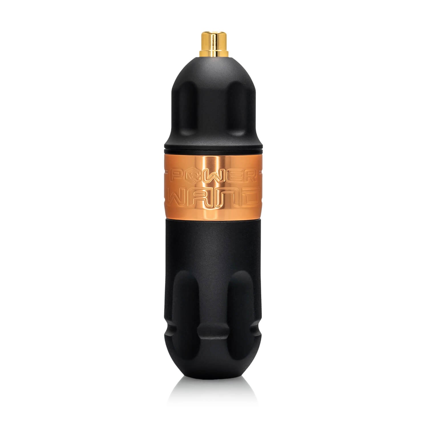 Black Bishop Power Wand Tattoo Machine - RCA for Corded or Wireless Use.
