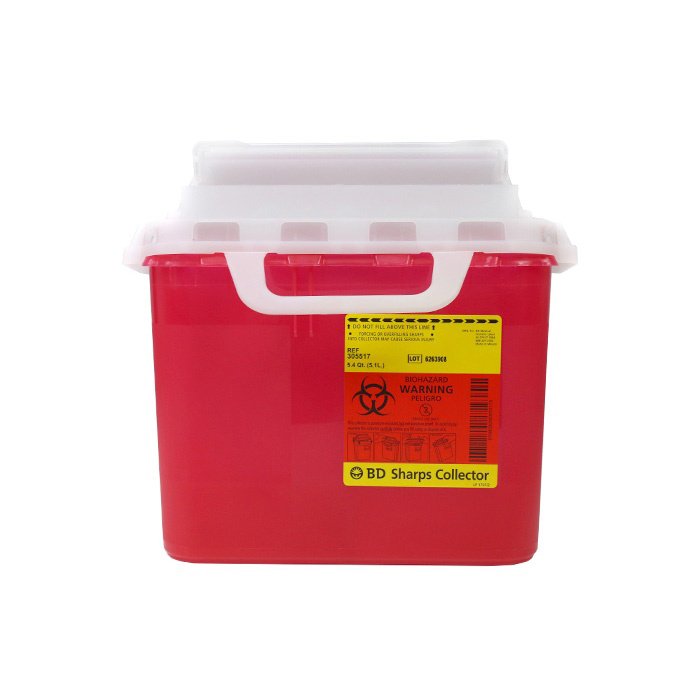 BD Sharps Collector- 5.4 QT
