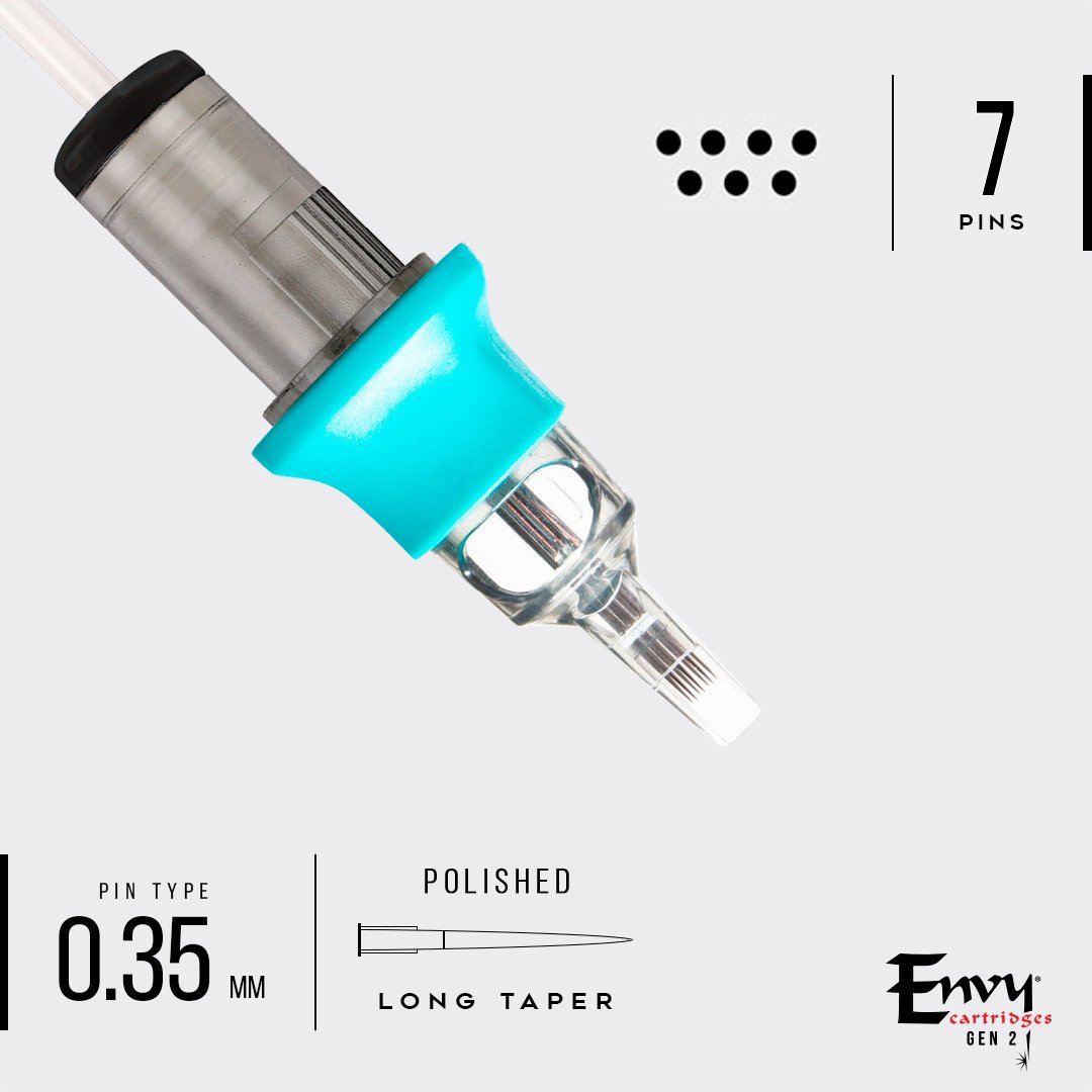 Envy Gen 2 - Standard Curved Magnum Tattoo Cartridges (20pk)