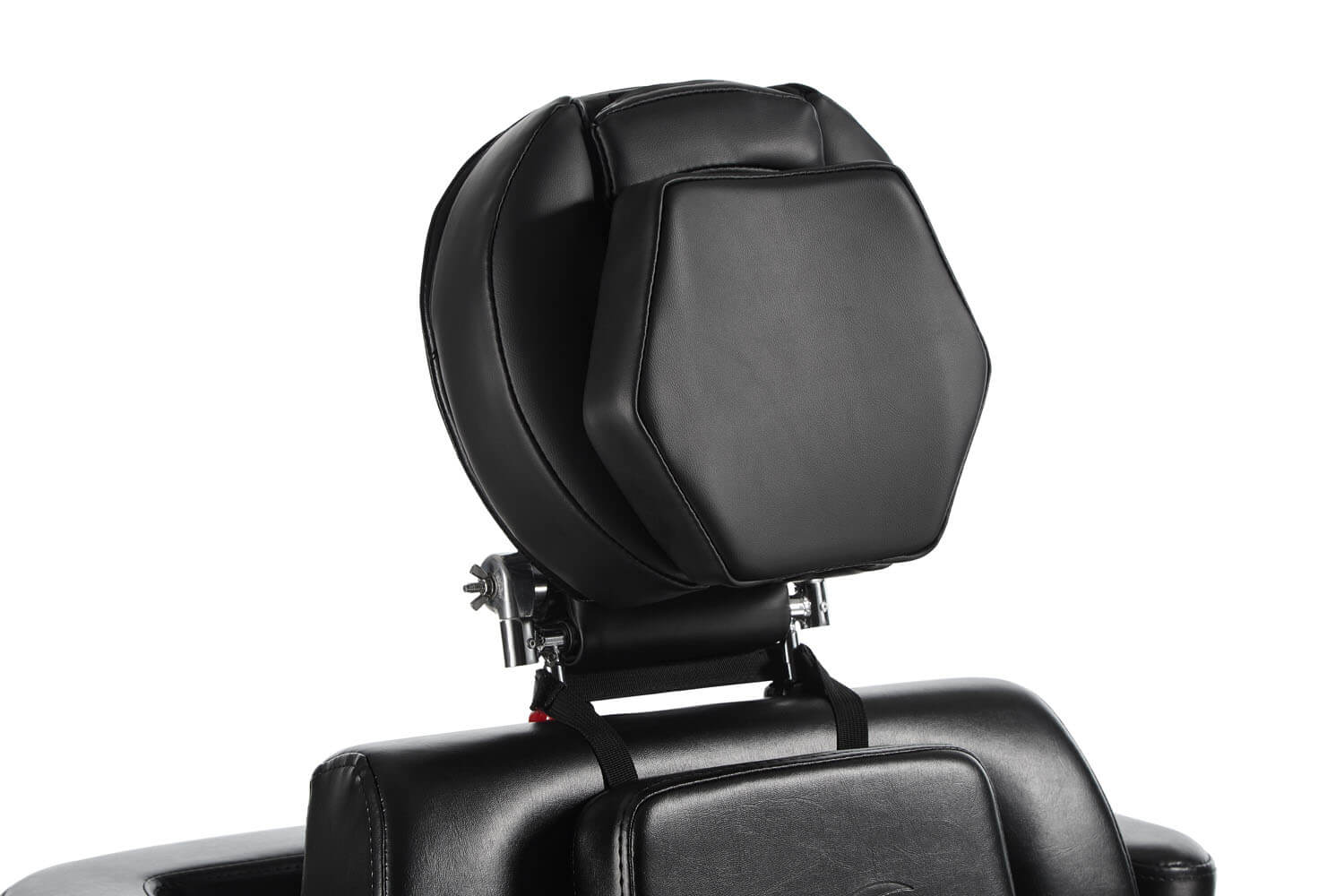 Black TATSoul Scalp Headrest for tattoo chairs.