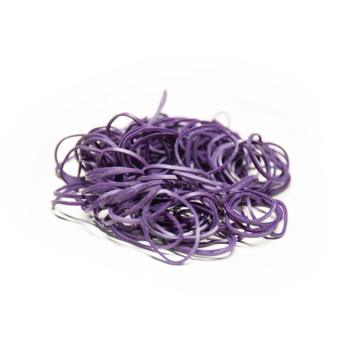 Rubber Bands #12 - Purple (1/4 lbs bag)