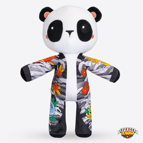 Kenji the Psychiatrist Panda Tattoo Stuffed Animal