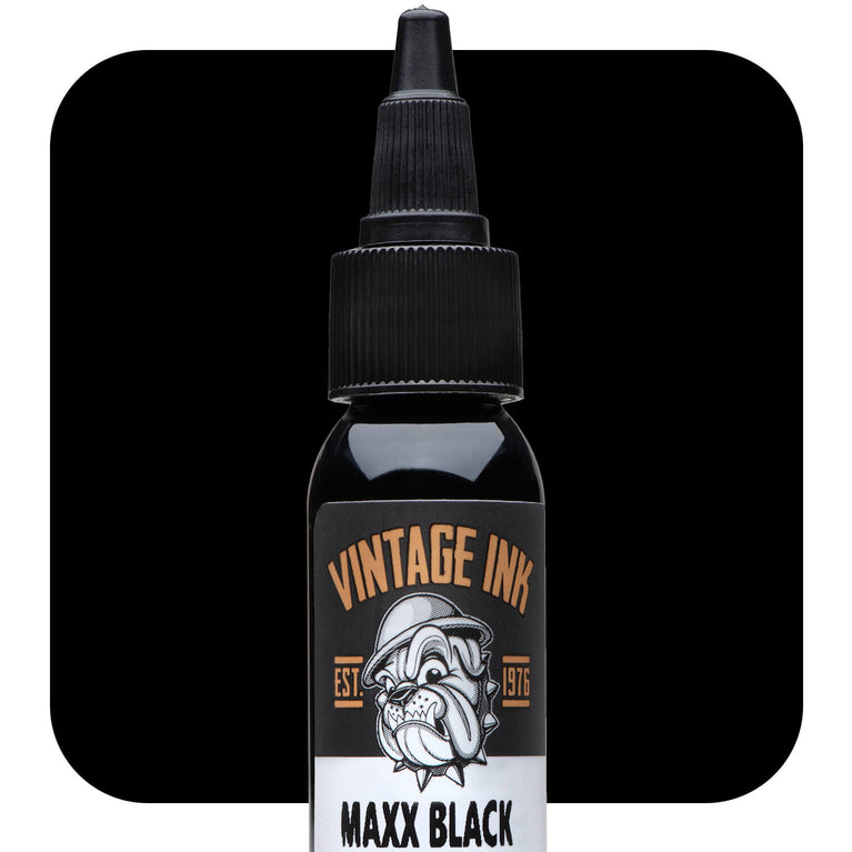 Eternal Vintage Ink Maxx Black Concentrate Tattoo Ink