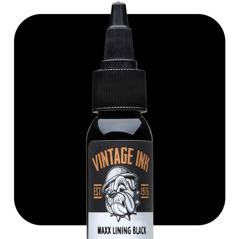 Eternal Vintage Ink Maxx Black Classic Lining Tattoo Ink 