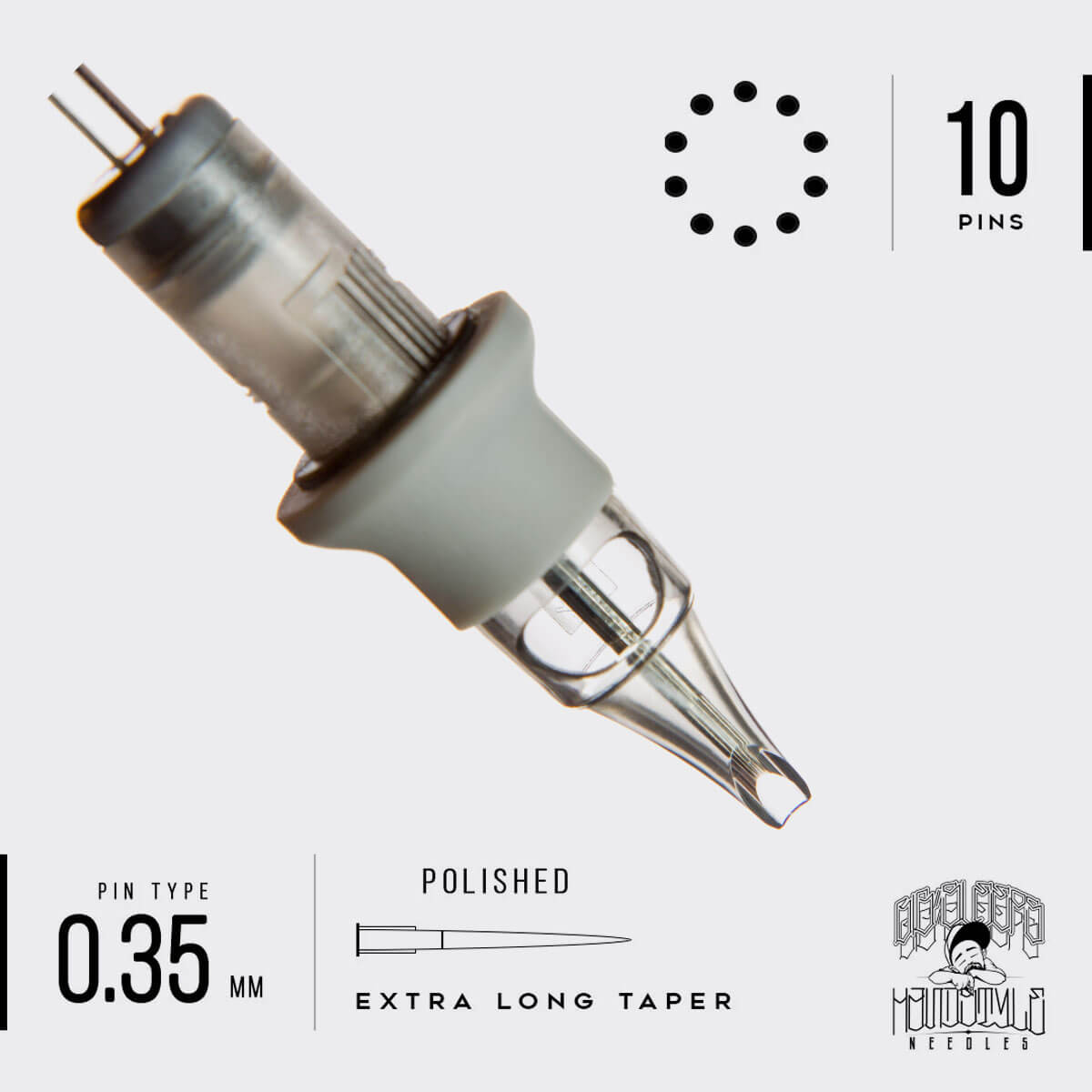 Envy Gen 2 - Big Sleeps Script Hollow Tattoo Cartridges 20pk