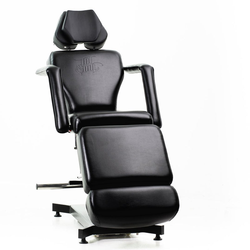 TATSoul 300 Slim Tattoo Client chair for small tattoo shops.
