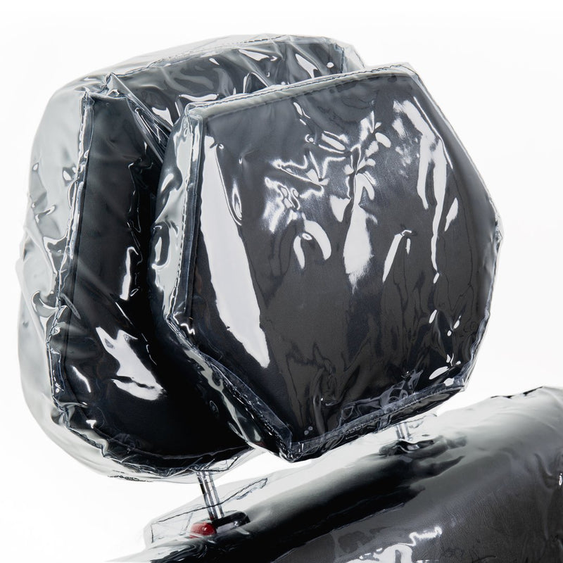 TATSoul 300 Slim Tattoo Client Chair comfortable padded headrest wrapped in plastic protective cover