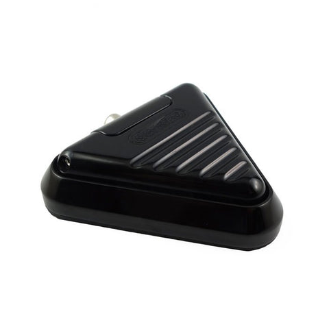 Black triangular FK Irons Delta Tattoo Power FootSwitch.