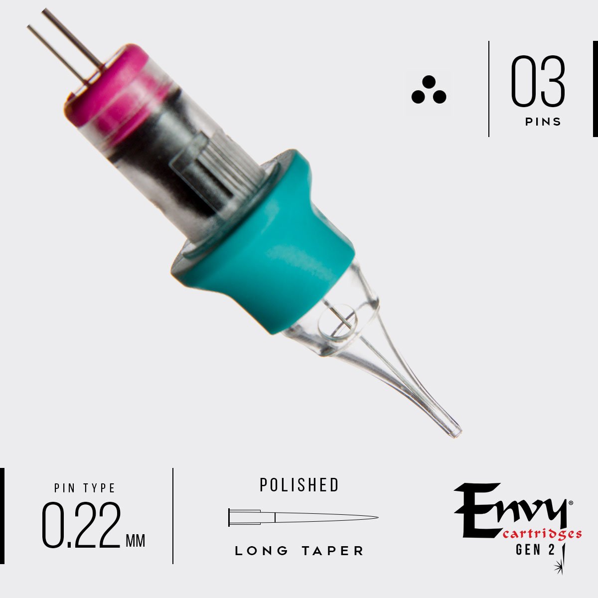 Envy Gen 2 - Round Shader Pico PMU Cartridges