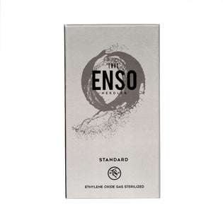 A box of ENSO Standard Magnum Needles forged of Japanese Steel.
