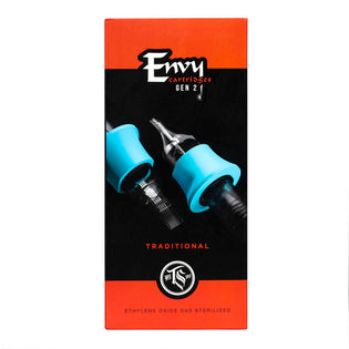 Envy Gen 2 - Traditional Round Liner Tattoo Cartridges (20pk)