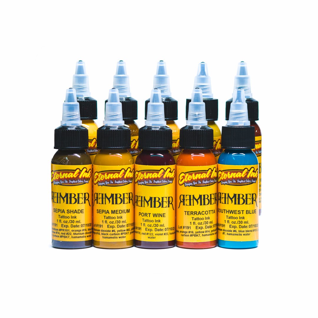 Eternal Ink Rember Eternal Ink Rember Orellana Tattoo Ink Set