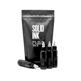 The Pre-Packaged Black Label Grey Wash Set, one of the many Solid Ink Sets.