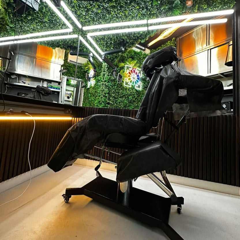 Jet Black Supply Sheets for Tattoo Beds & Chairs TATSoul