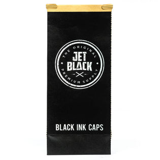 Jet Black - Black Ink Caps