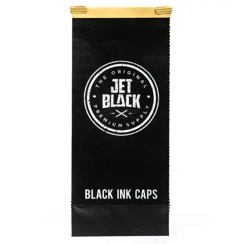 Jet Black - Black Ink Caps