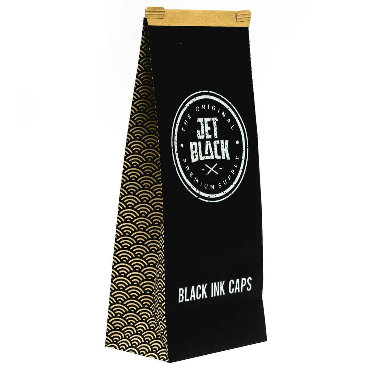 Jet Black - Black Ink Caps