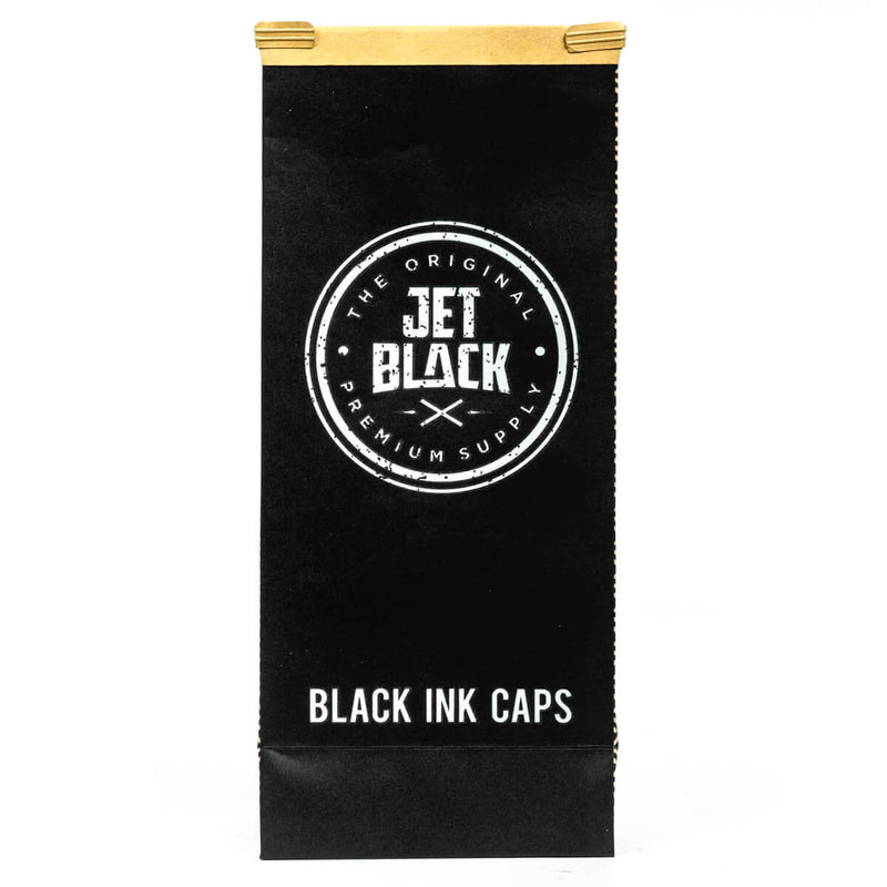 Jet Black - Black Ink Caps