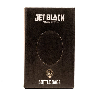Jet Black - Eco-Friendly 6x10 in. Bottle Bags - 200 ct.