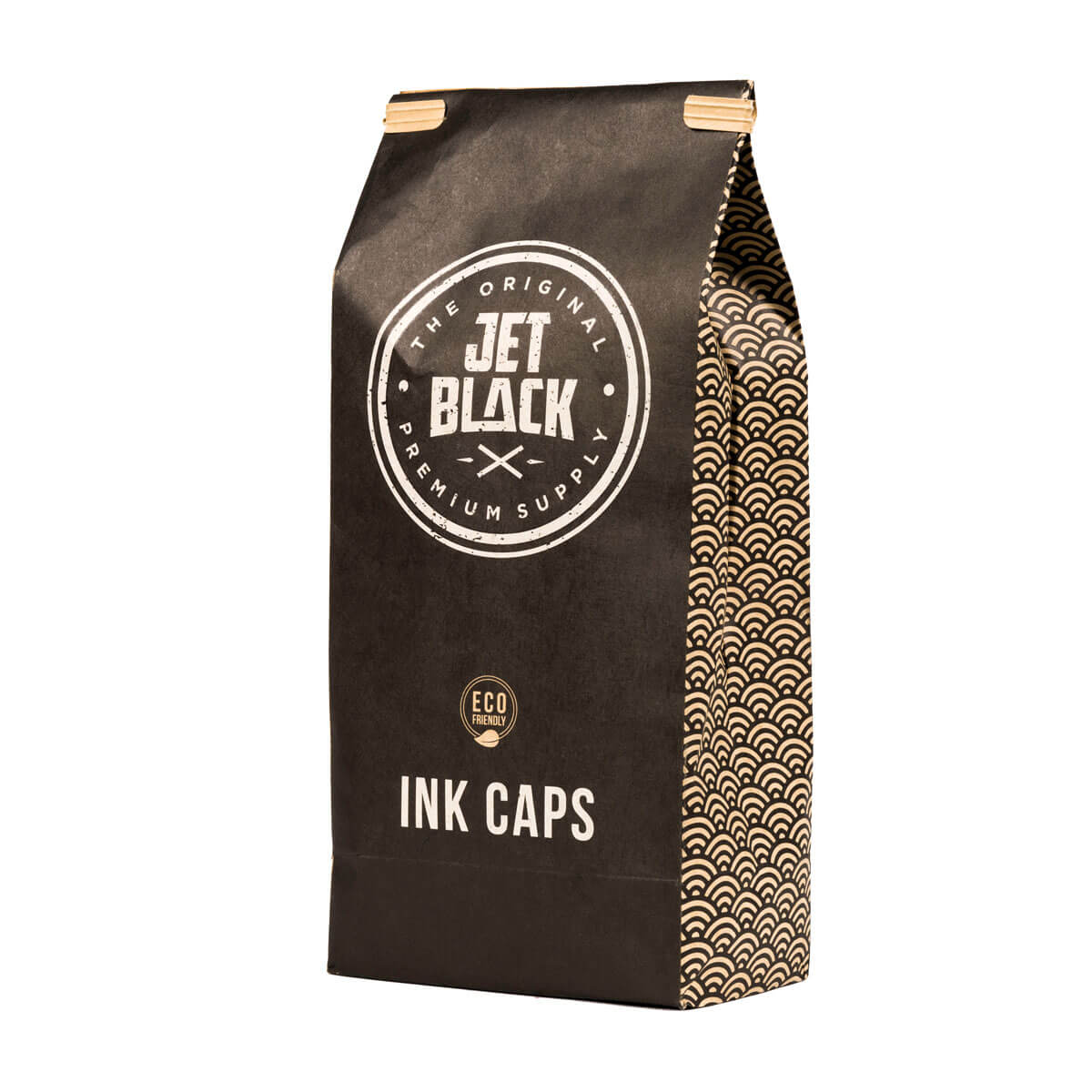 Jet Black - Eco-Friendly Disposable Tattoo Ink Caps (Pack of 200)