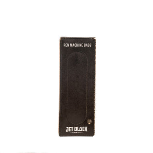 Jet Black - Eco-Friendly Disposable Pen Machine Bags - 2" x 6" 200ct