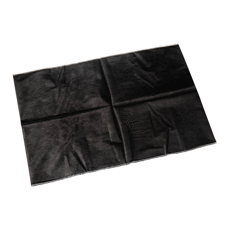Jet Black - Black Disposable Pillow Cases - 20" x 29" (100/box)