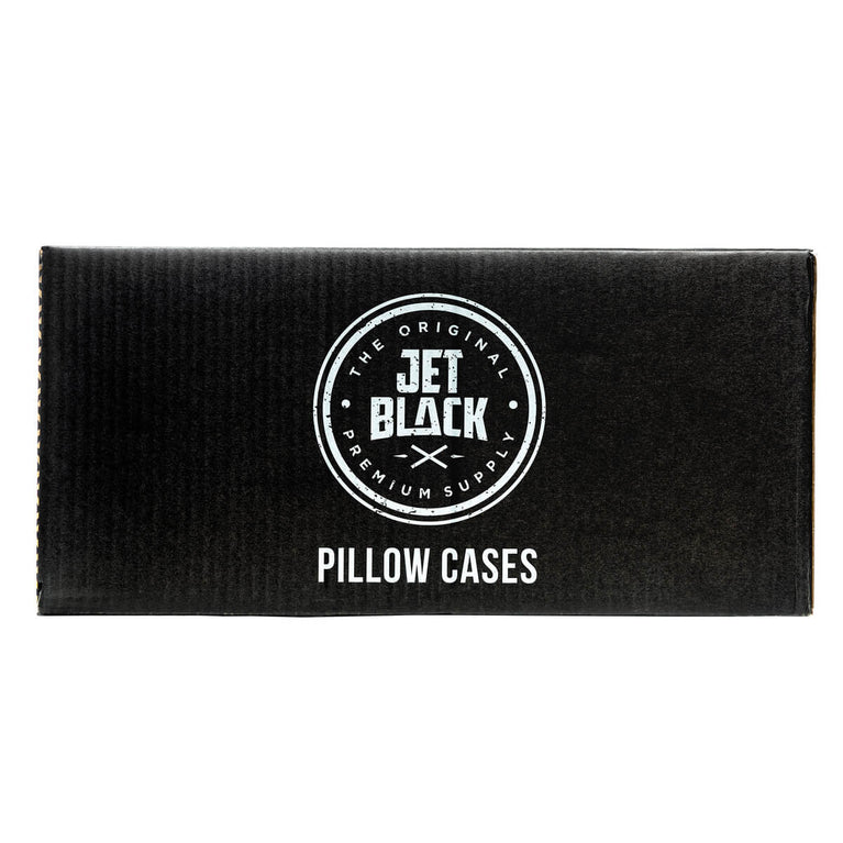 Jet Black - Black Disposable Pillow Cases - 20" x 29" (100/box)