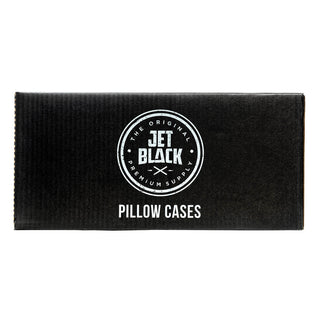 Jet Black - Black Disposable Pillow Cases - 20