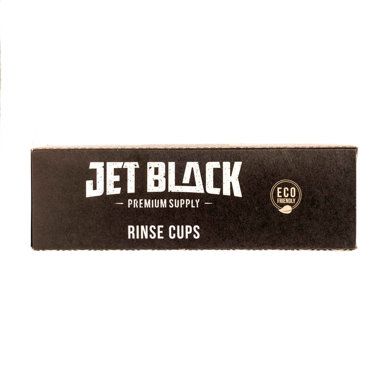 Jet Black - Sustainable Rinse Cups 4.3oz (Pack of 50)