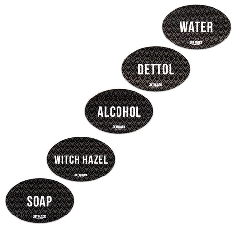 Jet Black - Department of Health Stickers (Set of 5)