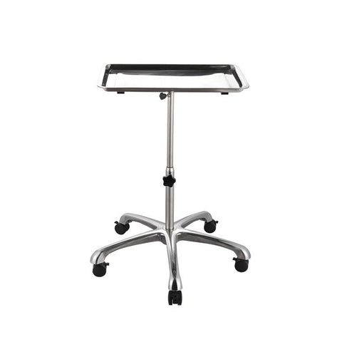 TATSoul Stainless Wheeled Mayo Tray for tattoo supplies.