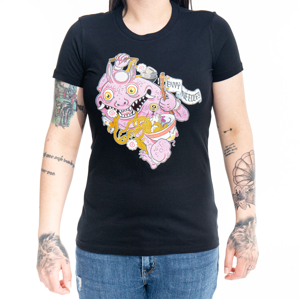 TATSoul Ladies T-Shirt Noodle Design