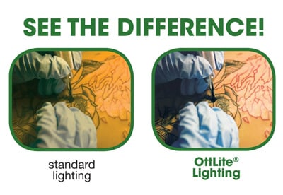 OttLite® Floor Lamp With 24W Energy Efficient Bulb