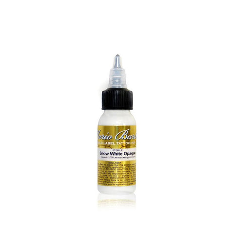 Intenze Ink Snow White Opaque Vegan Tattoo Ink 