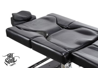 570 Wing Attachment in Black attached to the chair, available at TATSoul.